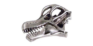 Brachiosaurus Skull Pewter Magnet